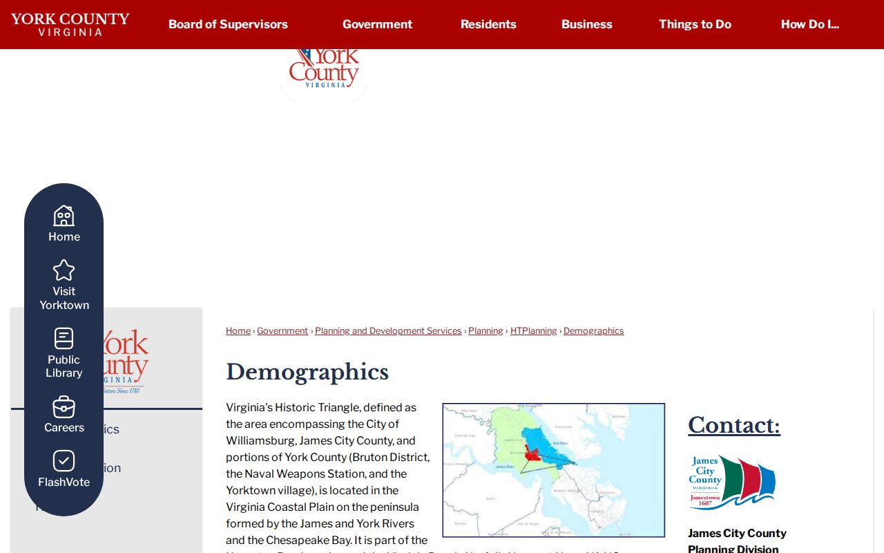 York County criminal history Historic Triangle context